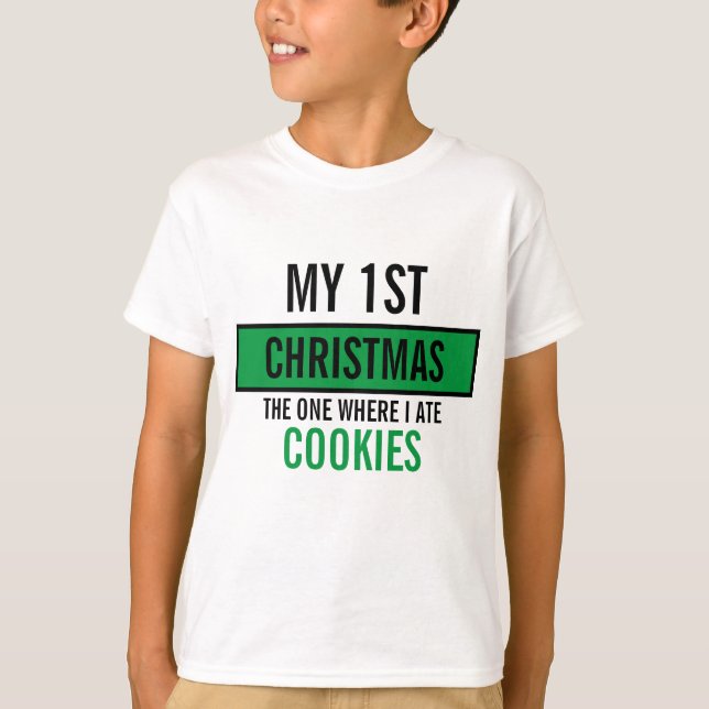 Camiseta Navidades personalizados plantilla de comida diver (Anverso)