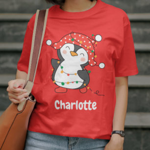 Camiseta Navidades Personalizados rojos festivos