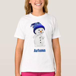 Camiseta Navidades personalizados Snowman