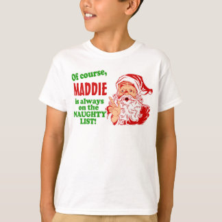 Camiseta Navidades personalizados (su nombre)