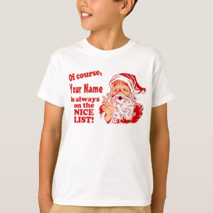 Camiseta Navidades personalizados (su nombre)