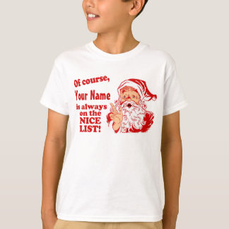 Camiseta Navidades personalizados (su nombre)