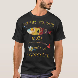 Camiseta Navidades pescadores se MERMAN DE PESCADOS PARA TO