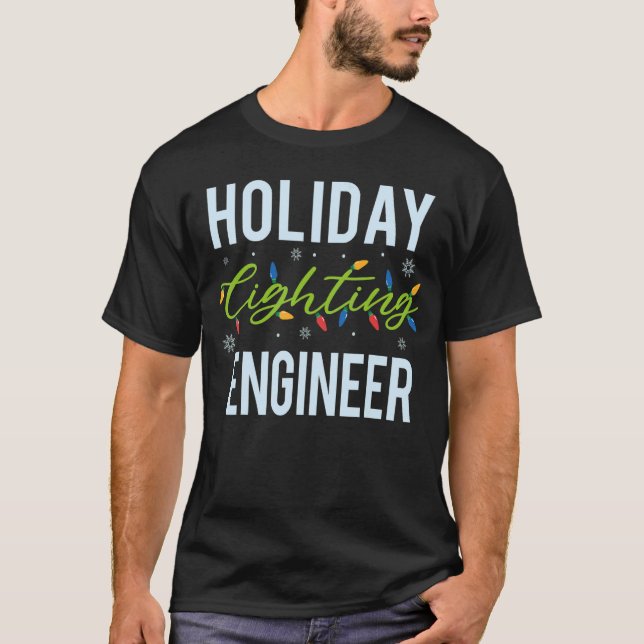 Camiseta Navidades pijamas Light Gifs Holiday Engi (Anverso)