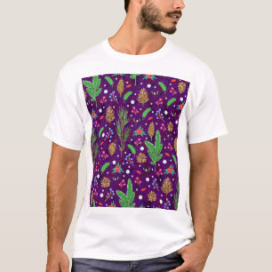 Camiseta Navidades Pine Cones: Festividad sin foco