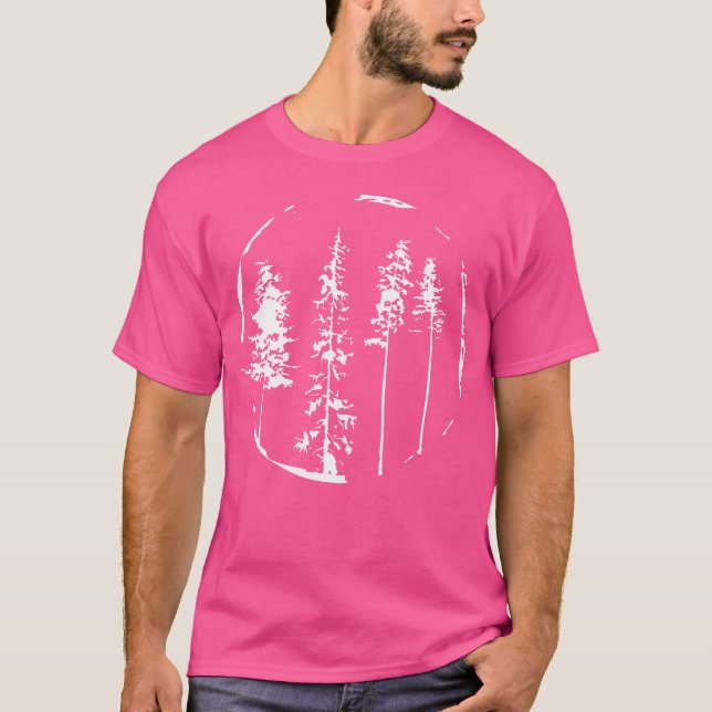 Camiseta Navidades Pine Forest Pine Trees (Anverso)