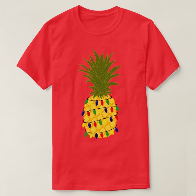 Camiseta Navidades Pineapple (Diseño del anverso)