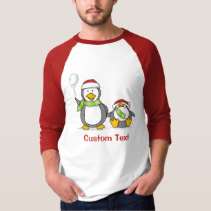 Camiseta Navidades Pingüinos Snowballing
