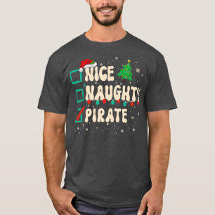 Camiseta Navidades piratas de Niza Lista de navidad Santa C