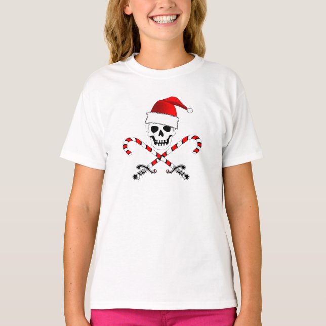 Camiseta Navidades piratas Jolly Roger T-Shirt (Anverso)
