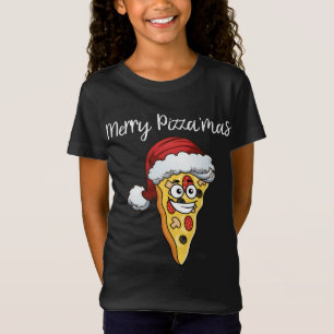 Camiseta Navidades Pizza Funny Merry Pizzamas - Xmas Piza L