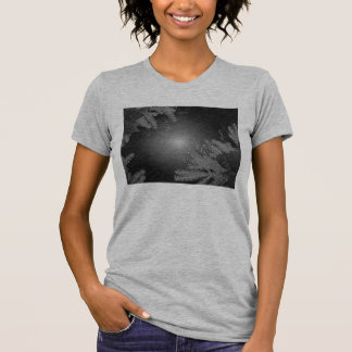 Camiseta Navidades Poinsettia Black And Gray I