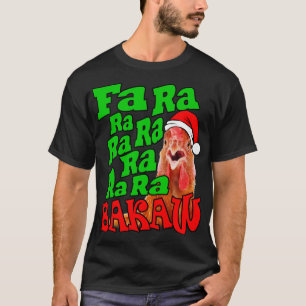 Camiseta Navidades Pollos Caroling Fa Ra Ra Feo Navidades