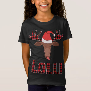 Camiseta Navidades pop de Lolli que coinciden con el grupo 