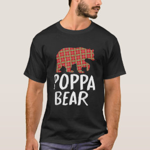 Camiseta Navidades Poppa Oso Búfalo Rojo Vaciar Navidad Ali