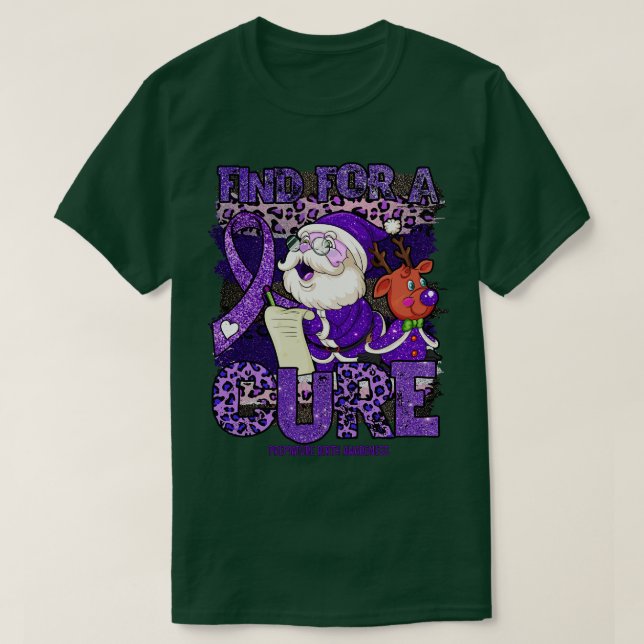 Camiseta Navidades prematuros de leopardo de conciencia de  (Diseño del anverso)