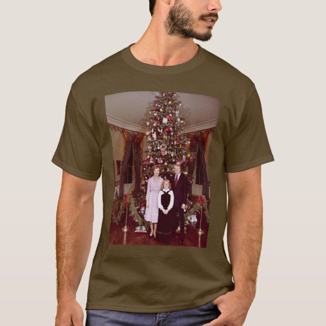 Camiseta Navidades Presidente James Jimmy Carter Casa Blanc (Anverso)