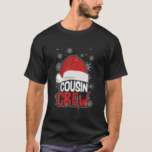 Camiseta Navidades Primo Tripulación Buffalo Red Plaid Paja
