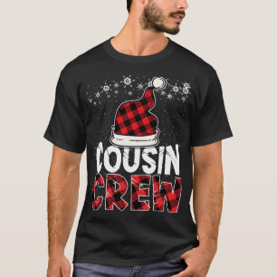 Camiseta Navidades Primo Tripulación Buffalo Red Plaid Paja