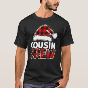 Camiseta Navidades Primo Tripulación Buffalo Red Plaid Paja