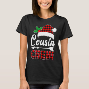 Camiseta Navidades Primo Tripulación Buffalo Red Plaid Paja