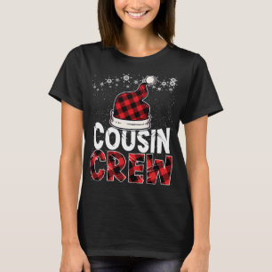 Camiseta Navidades Primo Tripulación Buffalo Red Plaid Paja