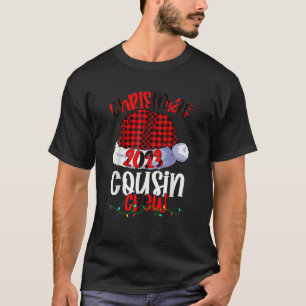 Camiseta Navidades Primo Tripulación Divertida Red Plaid Ma