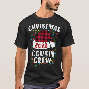 Camiseta Navidades Primo Tripulación Red Plaid Matando Paja