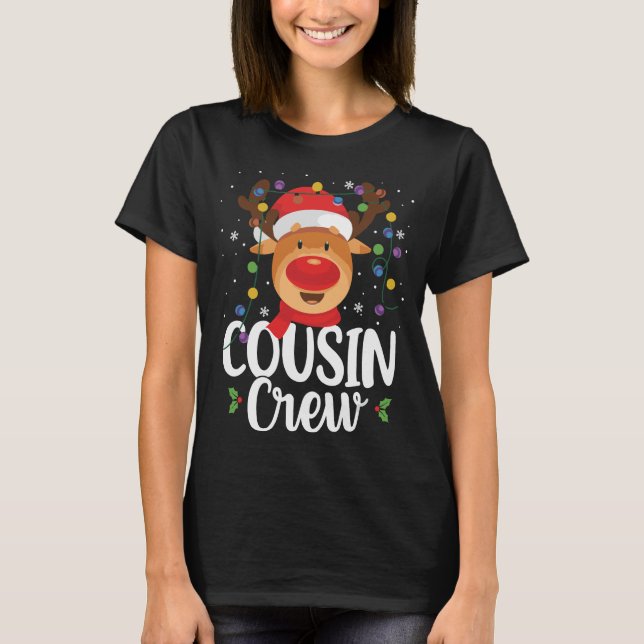 Camiseta Navidades primos de ciervos (Anverso)