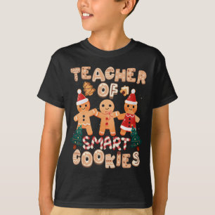 Camiseta Navidades Profesor Cute Gingerbread Cookies Funny 