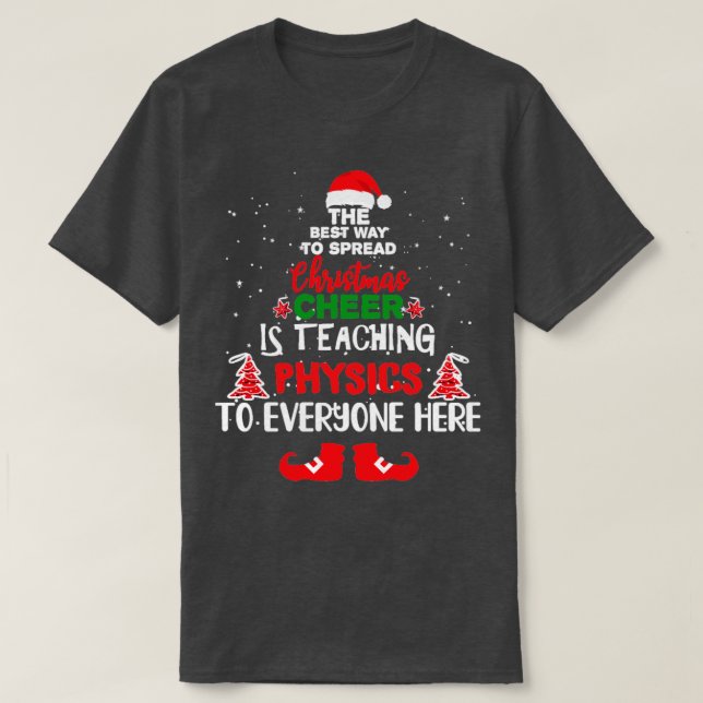 Camiseta Navidades Profesores de Física Navidades profesor (Diseño del anverso)