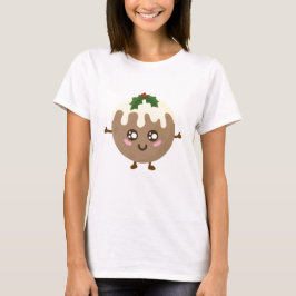 Camiseta Navidades Pudding Kawaii