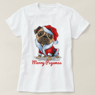 Camiseta Navidades Pug