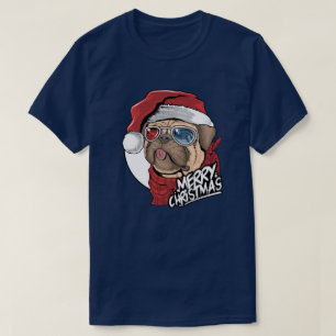 Camiseta Navidades Pug