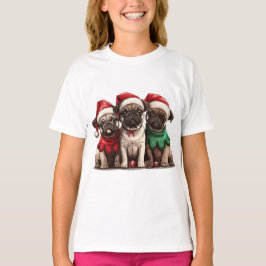 Camiseta Navidades Pug Dogs
