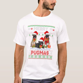 Camiseta Navidades Pugmas Ugly Pug