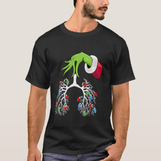 Camiseta Navidades pulmonares alumbran terapias respiratori