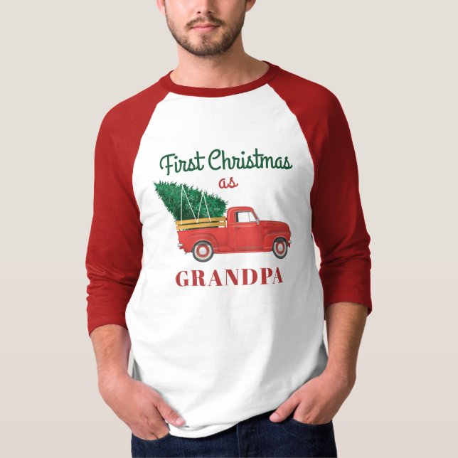 Camiseta Navidades que coinciden con el abuelo de vacacione (Anverso)