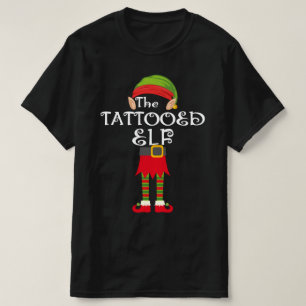 Camiseta navidades que coinciden con la familia elf tatuada