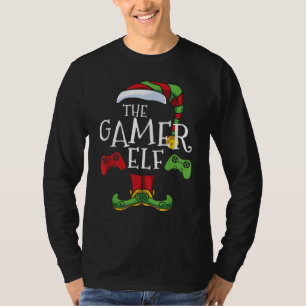 Camiseta Navidades que coinciden con la familia Gamer Elf
