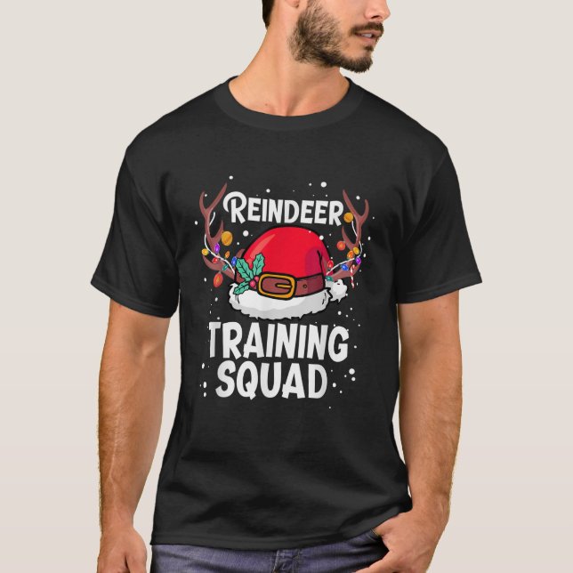 Camiseta Navidades que dirigen la brigada de entrenamiento  (Anverso)