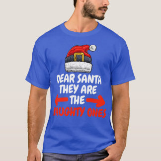 Camiseta Navidades queridos de Santa Naughty
