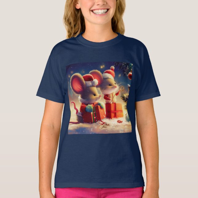 Camiseta Navidades Ratón 3 (Anverso)