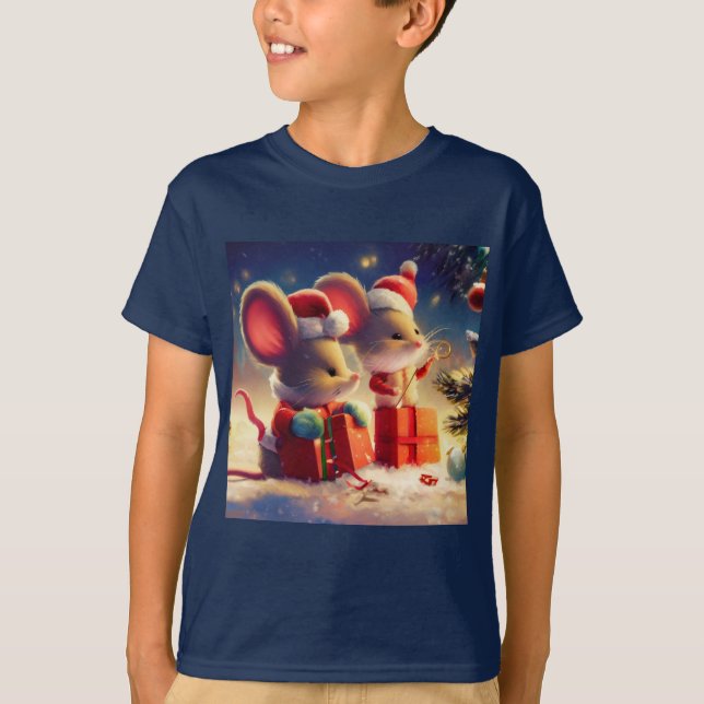 Camiseta Navidades Ratón 3 (Anverso)