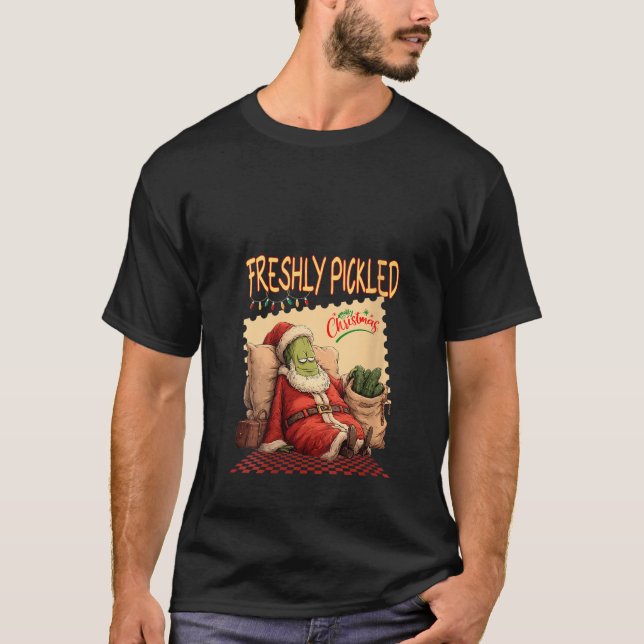 Camiseta Navidades recién pescadas se mueven en Santa Funn (Anverso)