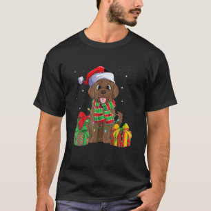 Camiseta Navidades recuperadores de chocolate xmas cachorro
