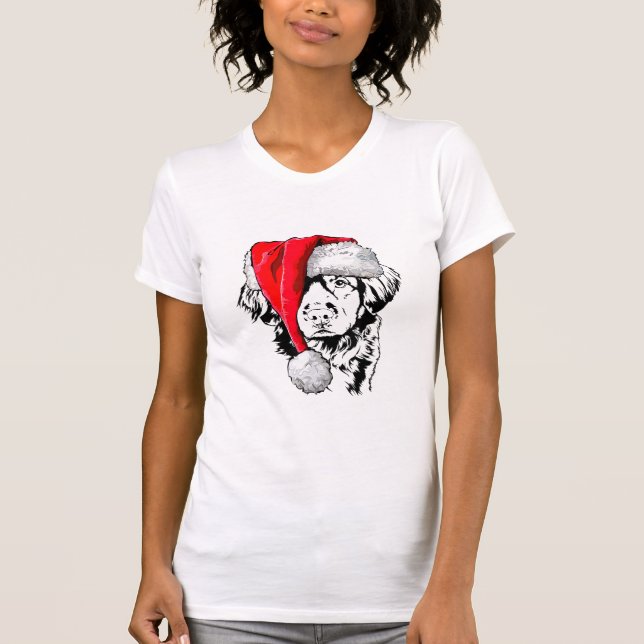 Camiseta Navidades recuperadores de peaje de pato de Santa  (Anverso)
