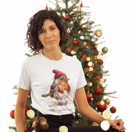 Camiseta Navidades Red Robin, personalizable