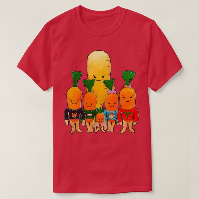 Camiseta Navidades reducen familia y mal paro (Diseño del anverso)