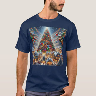 Camiseta Navidades Regalo de aldea